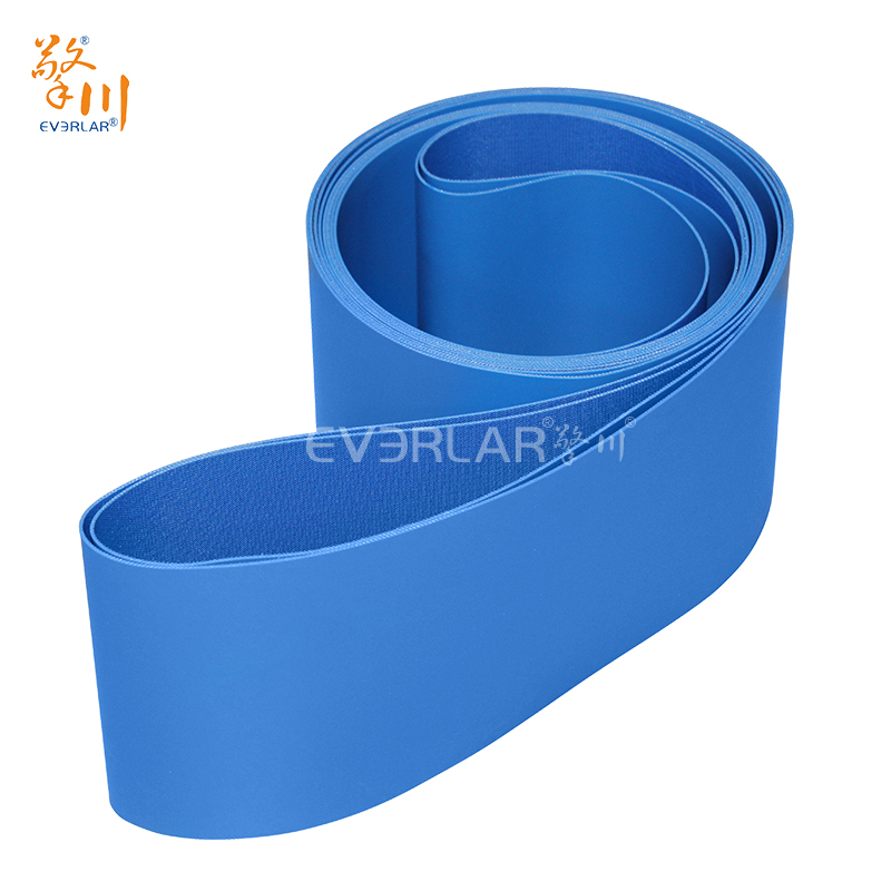 藍色PU輸送帶擎川食品輸送帶工業(yè)皮帶加工