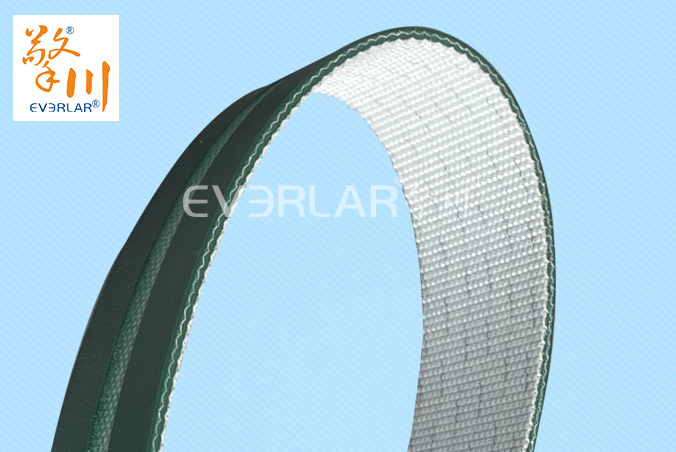 綠色PVC輸送帶開(kāi)槽耐磨耐寒防靜電工業(yè)皮帶