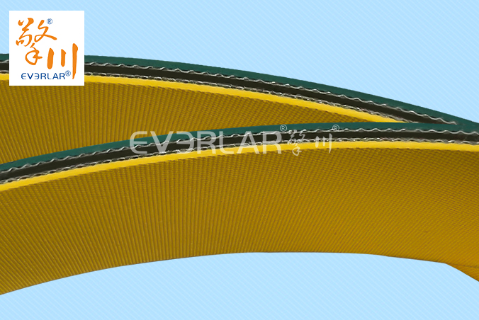 黃綠片基帶抗拉防滑印刷紡織行業(yè)高速傳動平皮帶工業(yè)廠家定制