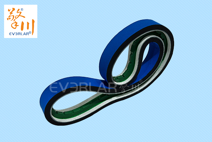 PVC藍布泡棉導(dǎo)條輸送帶耐磨緩沖包裝物流包裝機輸送線皮帶