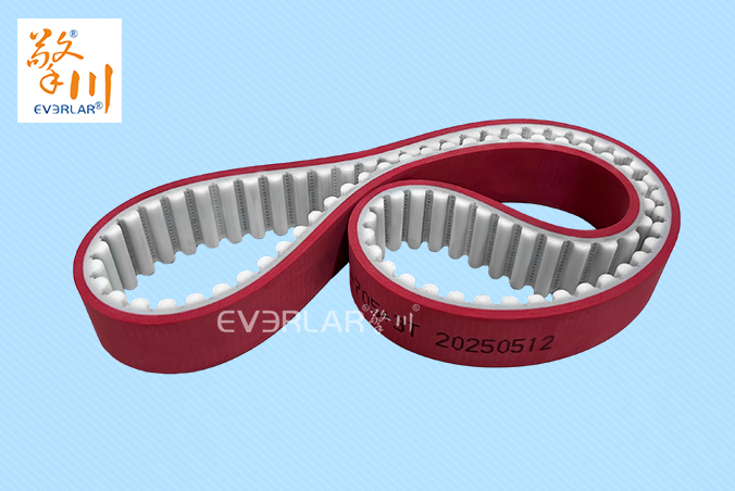 PU同步帶加紅膠精準傳動汽車零部件制造自動化生產(chǎn)線齒形帶加工