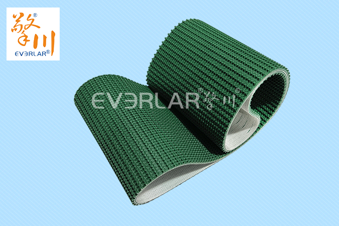 綠色PVC花紋帶防滑耐磨食品物流包裝封箱機(jī)提升機(jī)灌裝機(jī)傳送帶