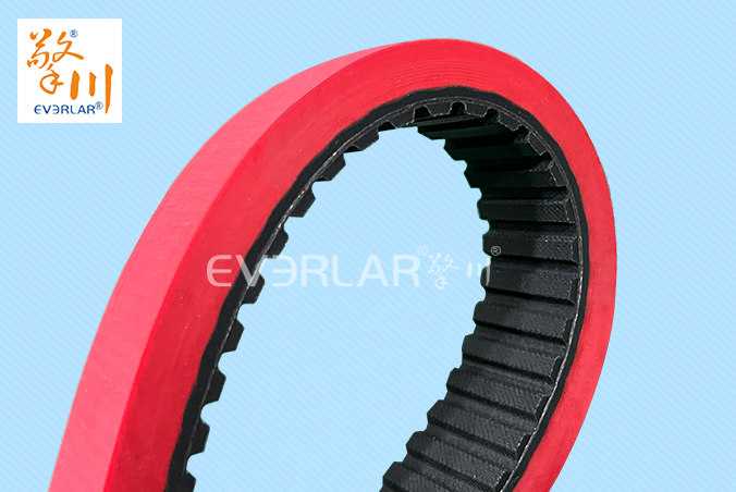 橡膠同步帶加紅膠耐磨防滑立式包裝機(jī)枕式包裝機(jī)無(wú)縫拉膜帶傳動(dòng)帶