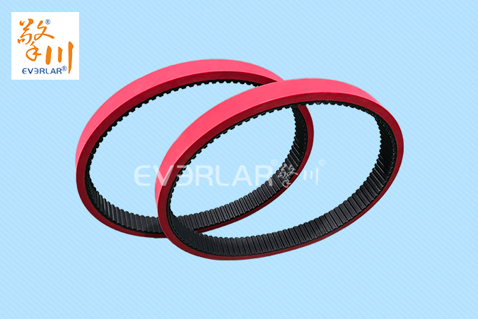 橡膠同步帶加紅膠耐磨防滑立式包裝機(jī)枕式包裝機(jī)無(wú)縫拉膜帶傳動(dòng)帶