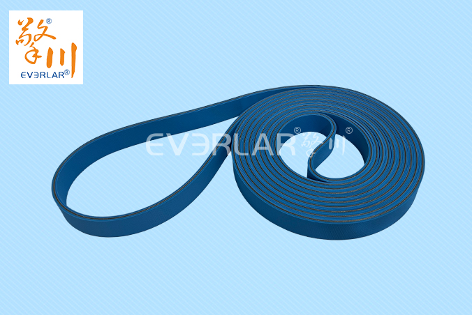 藍(lán)色尼龍片基帶低噪音防滑物流包裝行業(yè)折盒機(jī)傳動(dòng)帶廠家直供