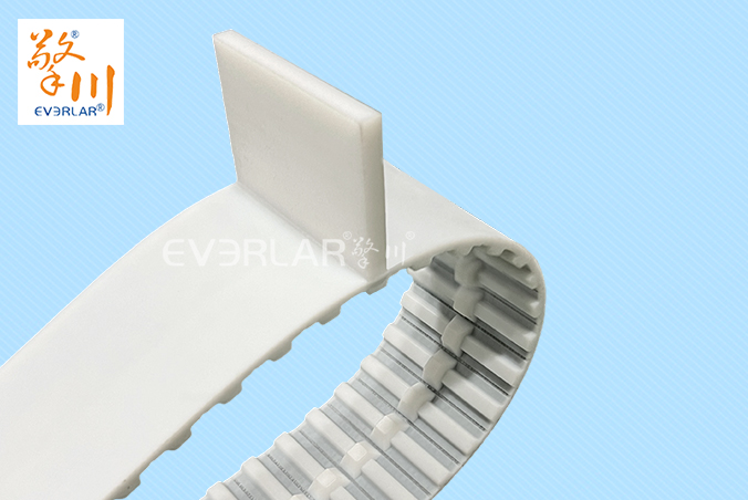 PU同步帶加擋塊耐磨耐油食品級(jí)行業(yè)聚氨酯傳動(dòng)帶廠家定制