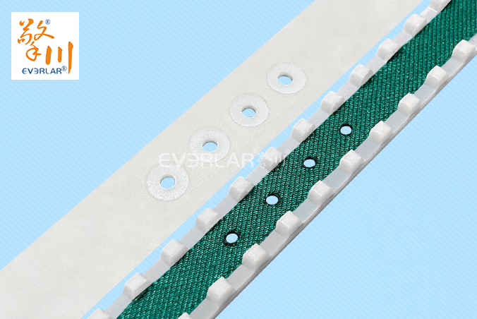 PU同步帶加PU膠綠布打孔開(kāi)槽精準(zhǔn)傳動(dòng)防滑包裝機(jī)械聚氨酯工業(yè)皮帶定制