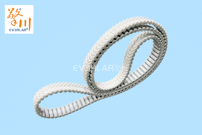 PU同步帶加PVC魚骨紋食品包裝分揀機(jī)耐磨工業(yè)傳動(dòng)帶