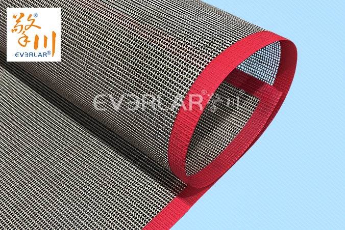 鐵氟龍耐高溫輸送帶膠印機印花烘燥設備網(wǎng)格工業(yè)皮帶廠家