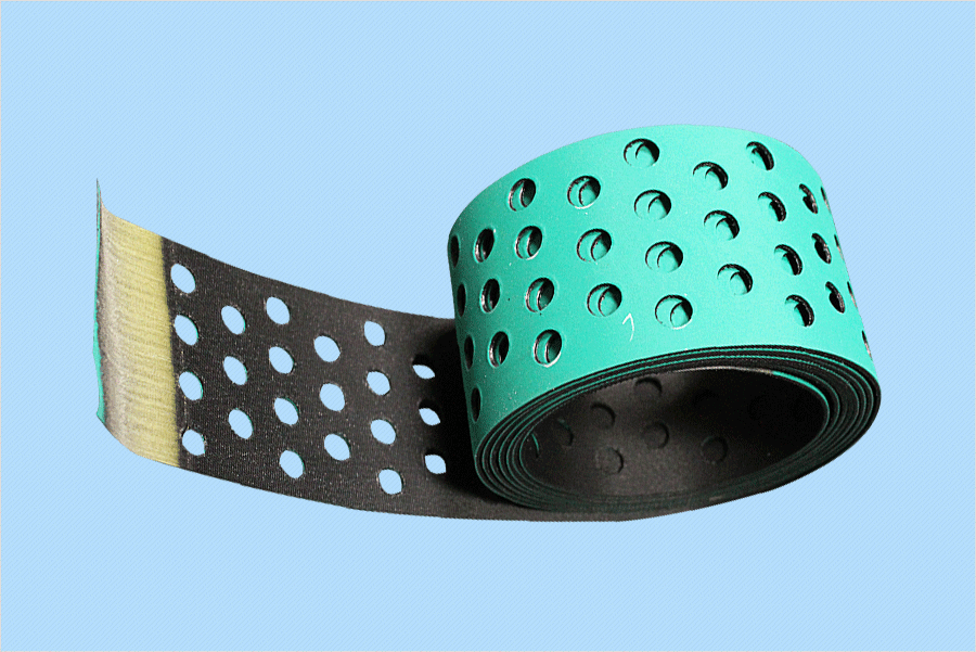 綠黑尼龍片基帶打孔吸風 綠黑尼龍片基帶打孔吸風