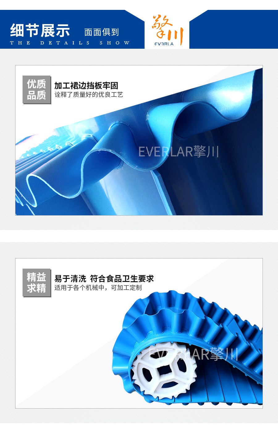 藍(lán)色食品輸送帶 藍(lán)色食品輸送帶